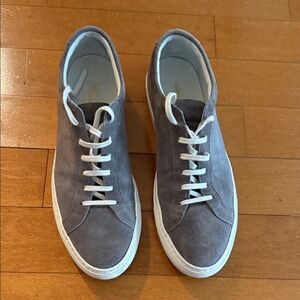 Common Project Grey Suede Sneakers